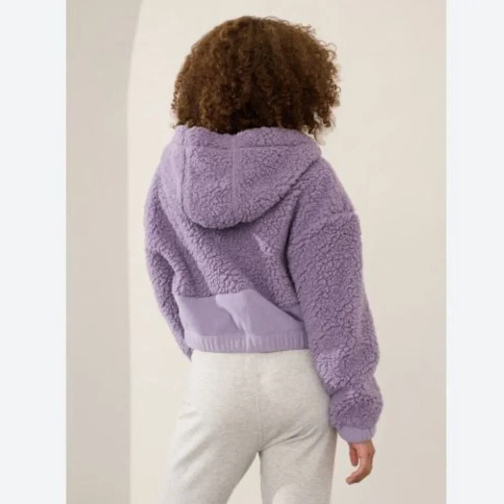 Athleta Girl Cloud Fleece Full Zip Hoodie size14